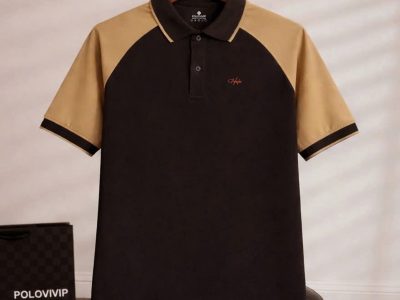 áo polo phối vai đơn giản