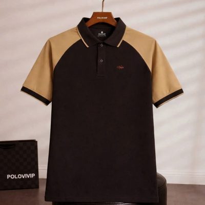 áo polo phối vai đơn giản