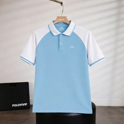 Áo Polo Nam Phối Màu Raglan – P15