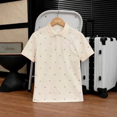 Áo Polo Nam Họa Tiết Tim Mini – P21