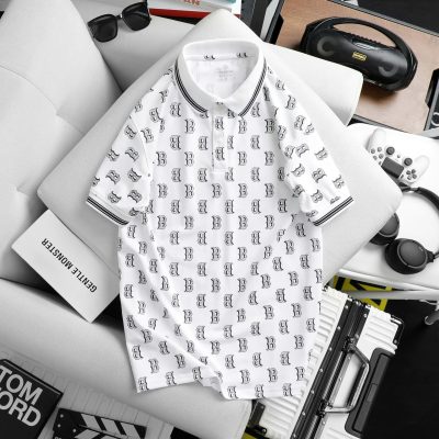 Áo Polo Nam Họa Tiết Chữ B Toàn Thân – P20