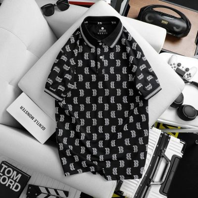 Áo Polo Nam Họa Tiết Chữ B Toàn Thân – P20