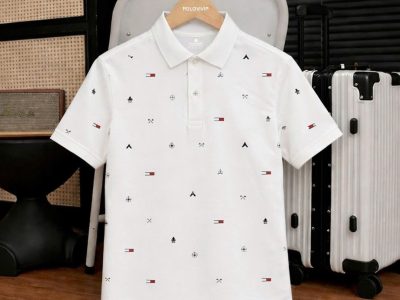 áo polo nam họa tiết đơn giản