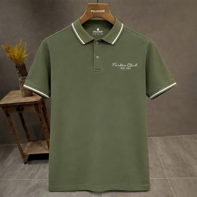 Áo Polo Nam Họa Tiết Chữ Nghệ Thuật – D4