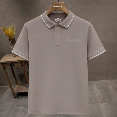 Áo Polo Nam Họa Tiết Chữ Nghệ Thuật – D4