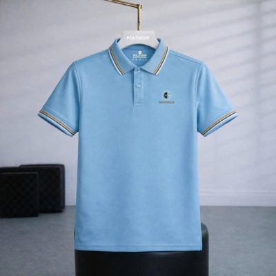 Áo Polo Nam Phối Bo Sọc – D5