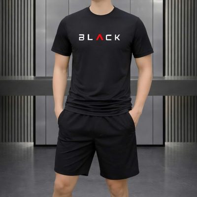 Bộ Cổ Tròn Nam Black – CT 3
