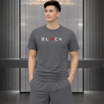 Bộ Cổ Tròn Nam Black – CT 3