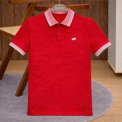 Áo Polo Nam Phối Vai Raglan – P6
