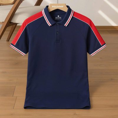 Áo Polo Nam Phối Vai Màu Raglan – P3