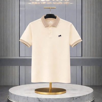 Áo Polo Nam Phối Bo Cổ Dệt – P24