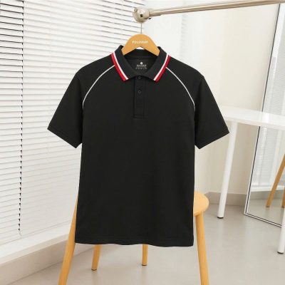 Áo Polo Nam Phối Sọc Vai – P50