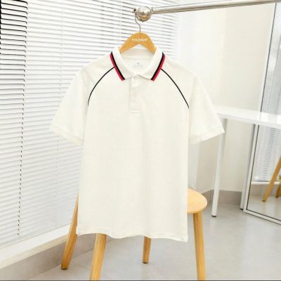 Áo Polo Nam Phối Sọc Vai – P50