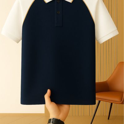 Áo Polo Nam Phối Màu Raglan – P53