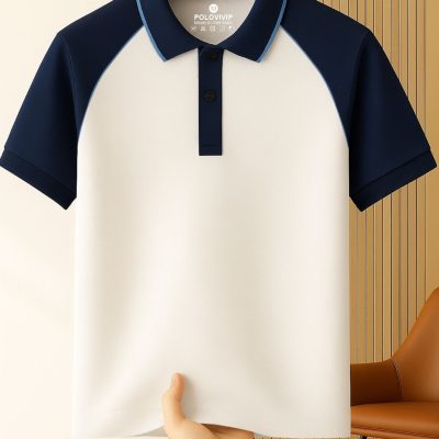 Áo Polo Nam Phối Màu Raglan – P53