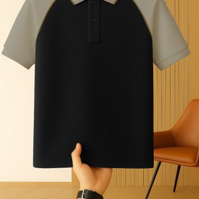 Áo Polo Nam Phối Màu Raglan – P53