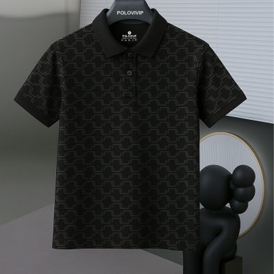 Áo Polo Nam Họa Tiết Geometric – P49