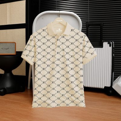 Áo Polo Nam Đen Họa Tiết “NY” – P48