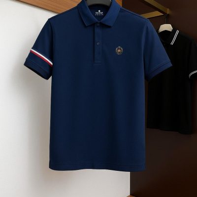 Áo Polo Nam Màu Phối Sọc Bắp Tay – P43