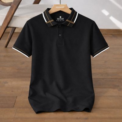 Áo Polo Nam Phối Sọc Cổ – P39