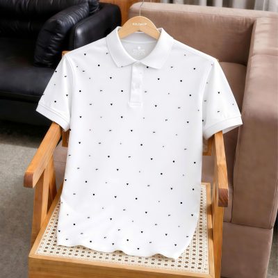 Áo Polo Nam Họa Tiết Chấm Bi – P59