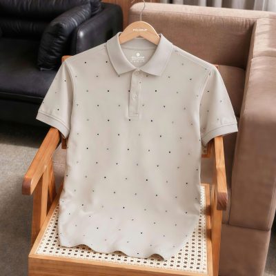 Áo Polo Nam Họa Tiết Chấm Bi – P59