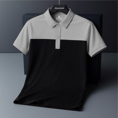 Áo Polo Nam Phối Màu Tối Giản – P37