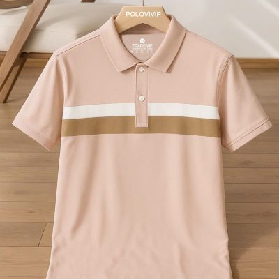 Áo Polo Nam Phối Sọc Ngang – P35