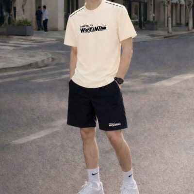 Bộ Cổ Tròn Nam In Chữ – CT 12