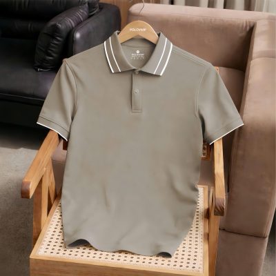 Áo Polo Nam Phối Kẻ Sọc – P69